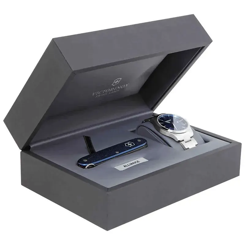 Victorinox Alliance with Swiss Army Knife Set Men's Watch- 241910.1